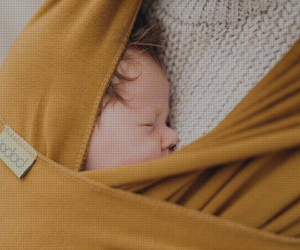 Review de fular elástico portabebés ergonómico boba wrap bambú