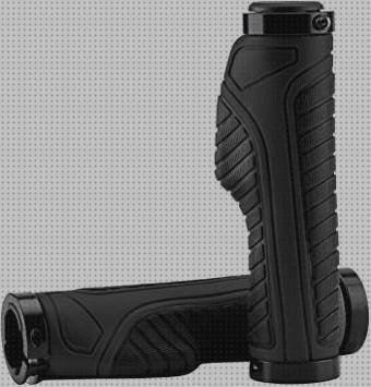 Las mejores puños puño ergonómico de bicicleta negro naranja