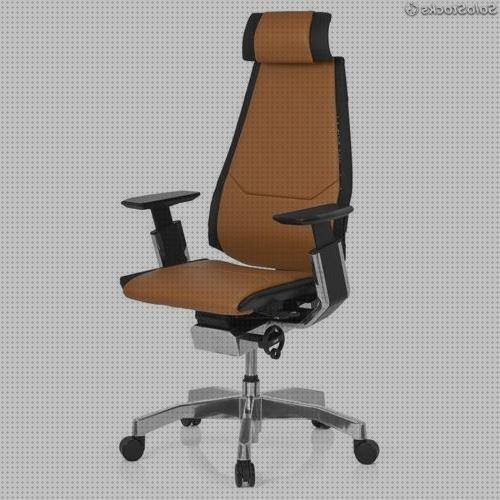 Las mejores marcas de pieles ergonómicos balancines silla ergonómica de piel marron