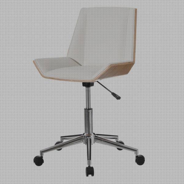 Review de silla ergonómica polipiel blanca