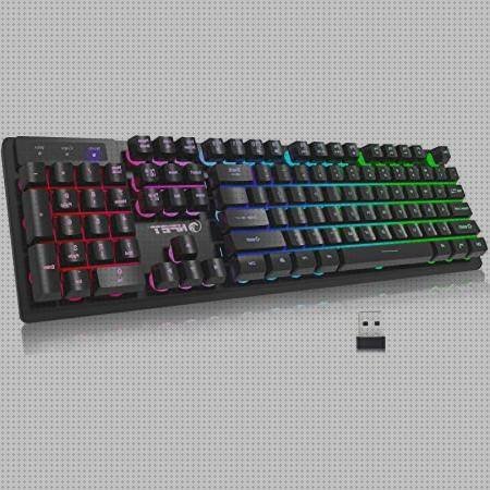 Las mejores teclado inalámbrico retroiluminado y ergonómico